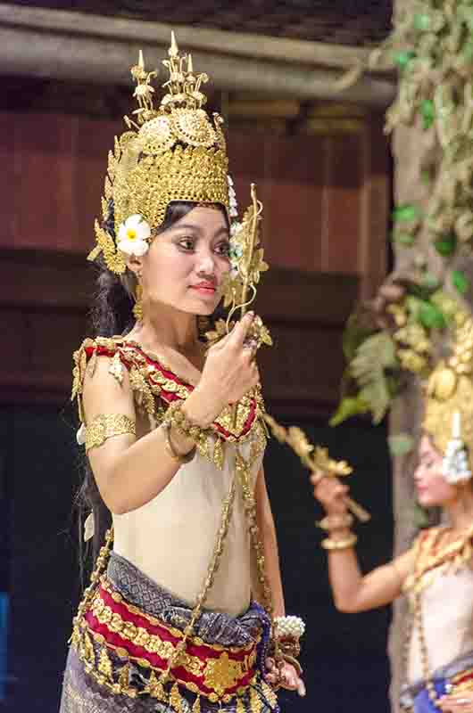 72 - Camboya - Siem Reap - danzas tradicionales